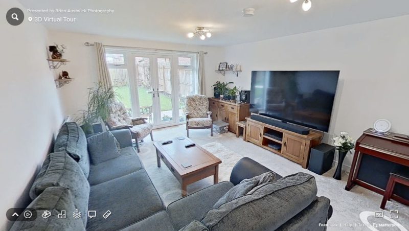 360 Virtual Tour of a house in Carlisle, showcasing how a virtual 360 tour would work